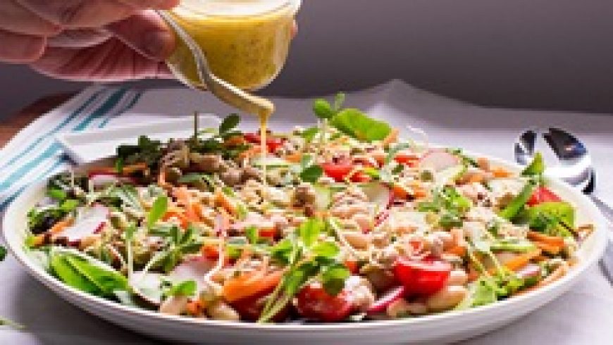 Cannellini, Bean Sprouts & Vegetable Salad